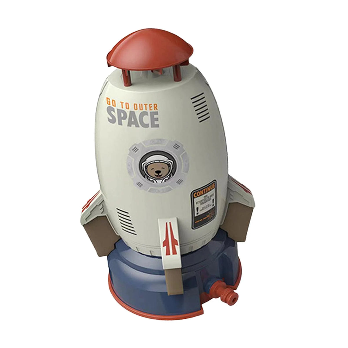 Rocket Sprinkler Toy 360 Degree Rotating Water Toys O8579
