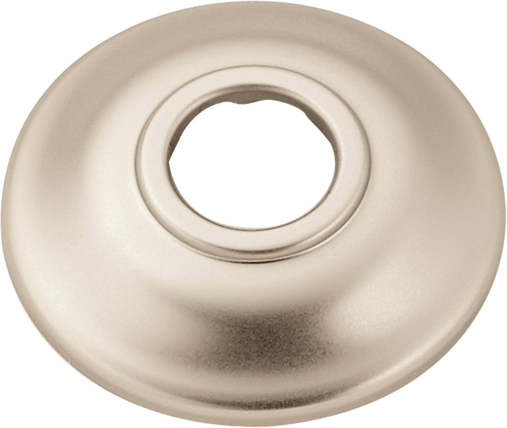 Moen Engage Magnetix Six-Function 5.5-Inch Handheld Showerhead, Spot Resist Brushed Nickel & Replacement Shower Arm Flange, Brushed Nickel Pack of 2 Q87442
