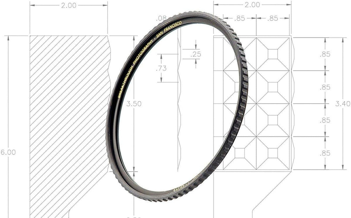 72mm X4 UV Filter for Camera Lenses with Lens Cloth Q723252