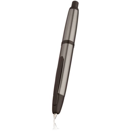 Grey Matt Satin Brass Fountain Pen F65203