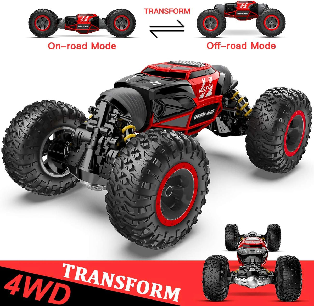 15 RC Cars 1:14 Scale Remote Control Crawler 4WD Electric Toy Stunt Car with Rechargeable Batteries L942