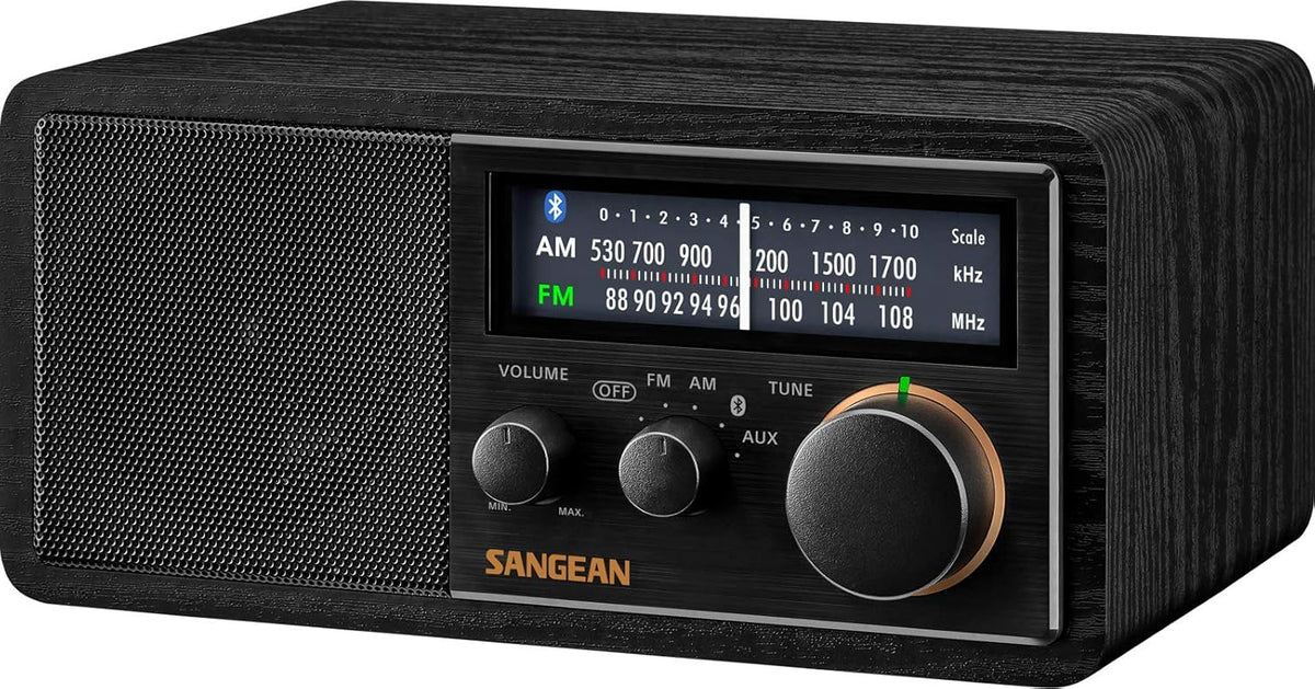 Retro AM/FM Bluetooth Wooden Cabinet Radio U262
