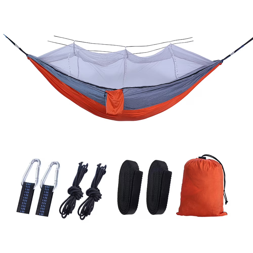 Lightweight Nylon Hammock with Mosquito Net A4914