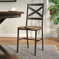 Barnwood Cross Back Side Chair N4971