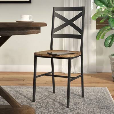 Barnwood Cross Back Side Chair N4971