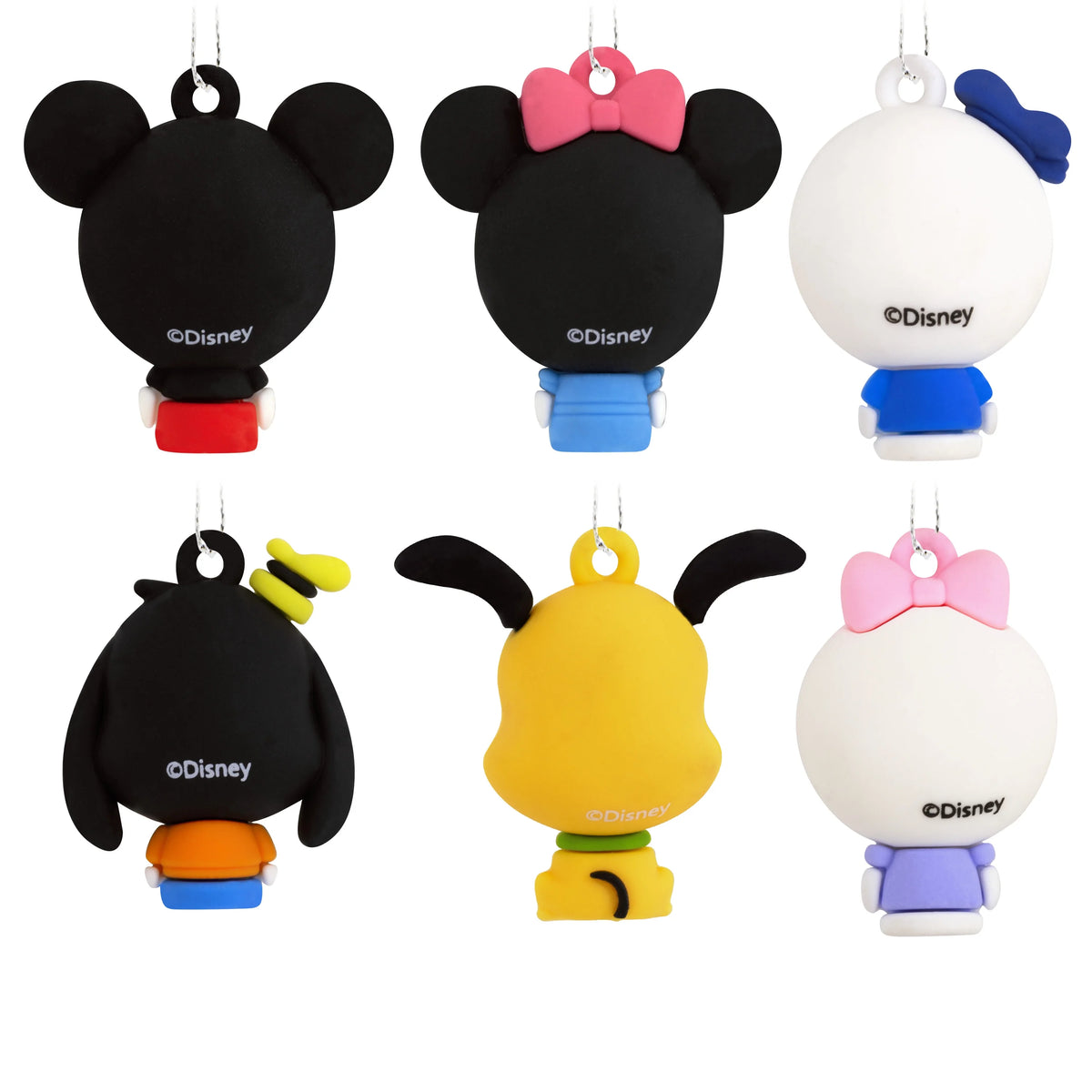 Disney Mickey Mouse and Friends Miniature Ornaments, Set of 6 B391354