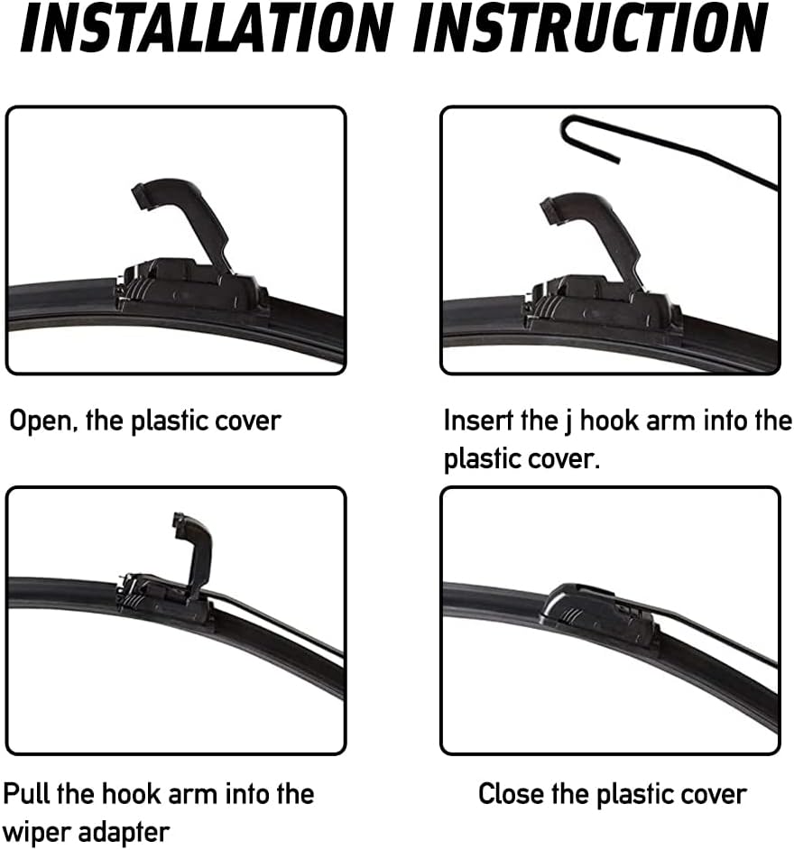 12V UTV Windshield Wiper Kit with Washer Pump, Pack of 2 Z26470