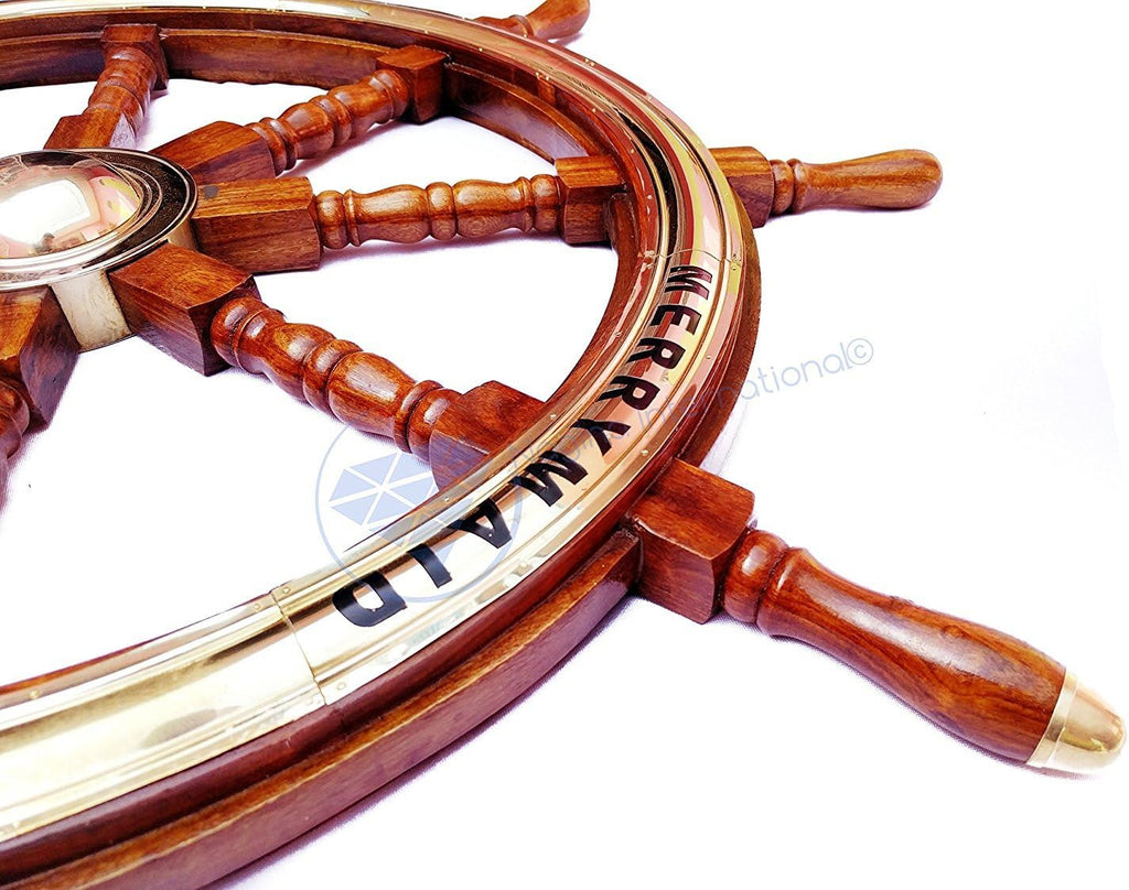 Wooden Ship Wheel (36 Inches) F424477