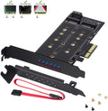 M.2 SSD to PCIe 3.0 X4 Adapter Card with Low Profile Bracket X286127