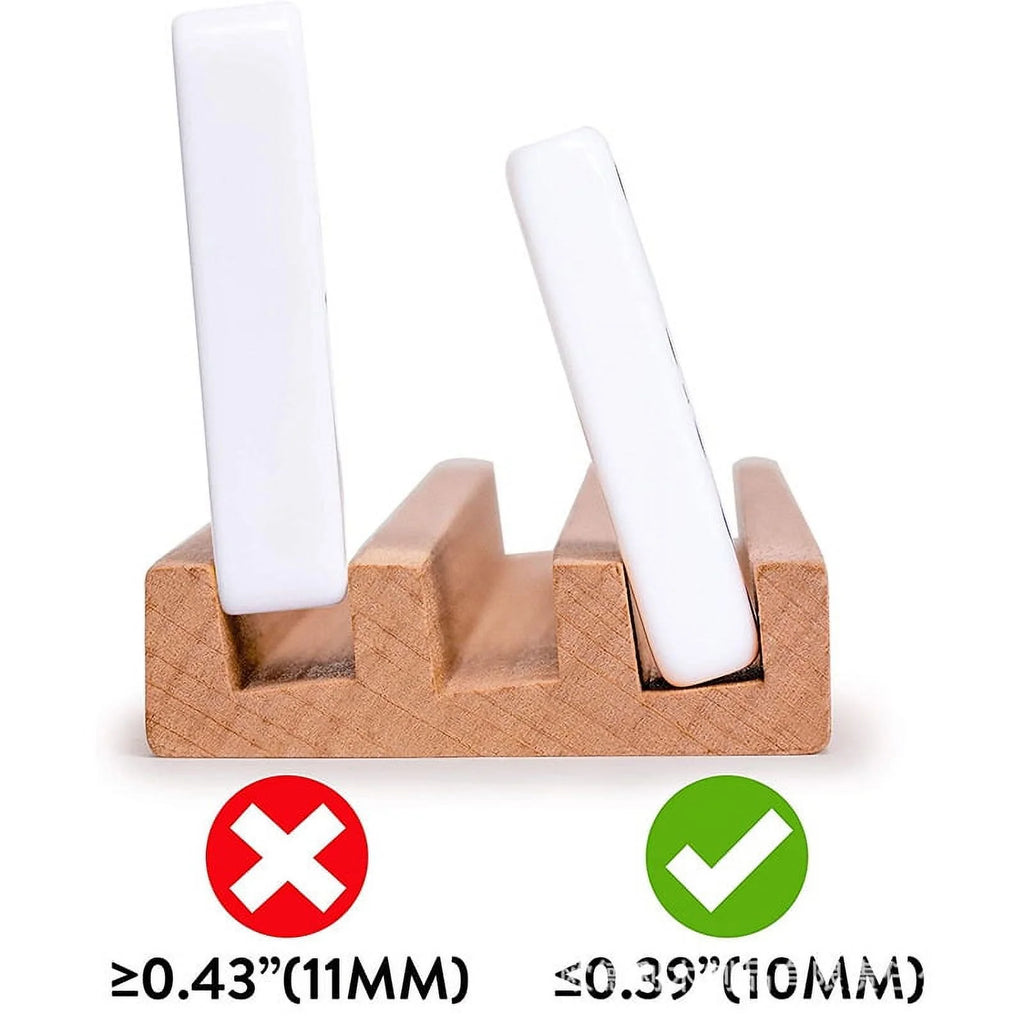 Wooden Domino Rack Tray Organizer Z864
