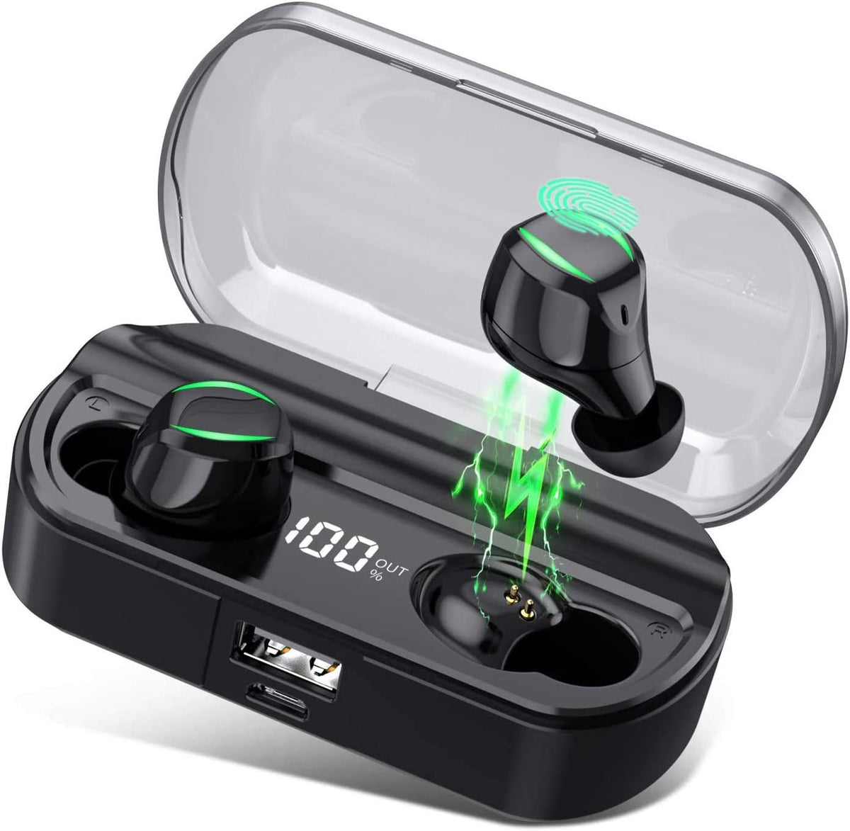True Wireless Earbuds with Charging Case R404670