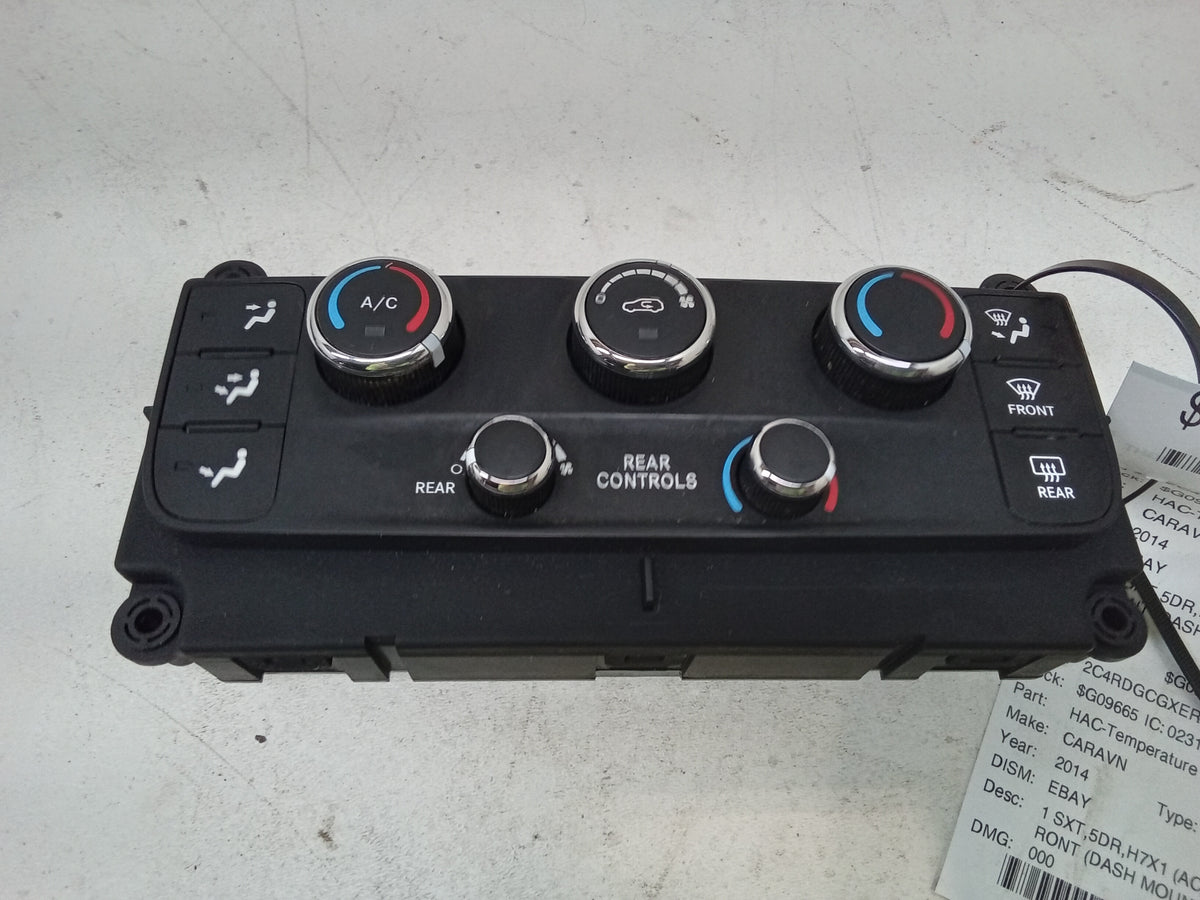 14 Dodge Caravan Temperature Control OEM K8038