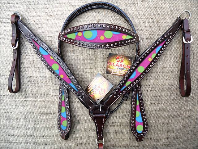 Dark Brown Leather Horse Breast Collar L1317