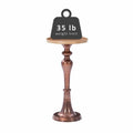 Copper Wood and Aluminum Side Table H33269