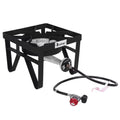Outdoor Furnace With Square Furnace 20W BTU Head Diameter 26cm With 1.2m Leather Pipe With 0-20psig High Pressure Valve V231636
