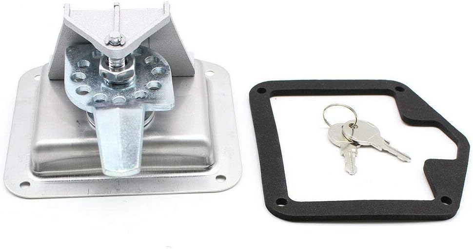 6Pcs Stainless Steel T-Handle Lock Tool Latch with Keys E37365