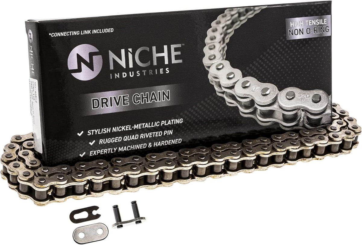 Drive Sprocket Chain Combo 428HZ Standard 110 Links Pack of 2 U10426