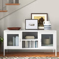 White 2-Door Steel Accent Cabinet L6718