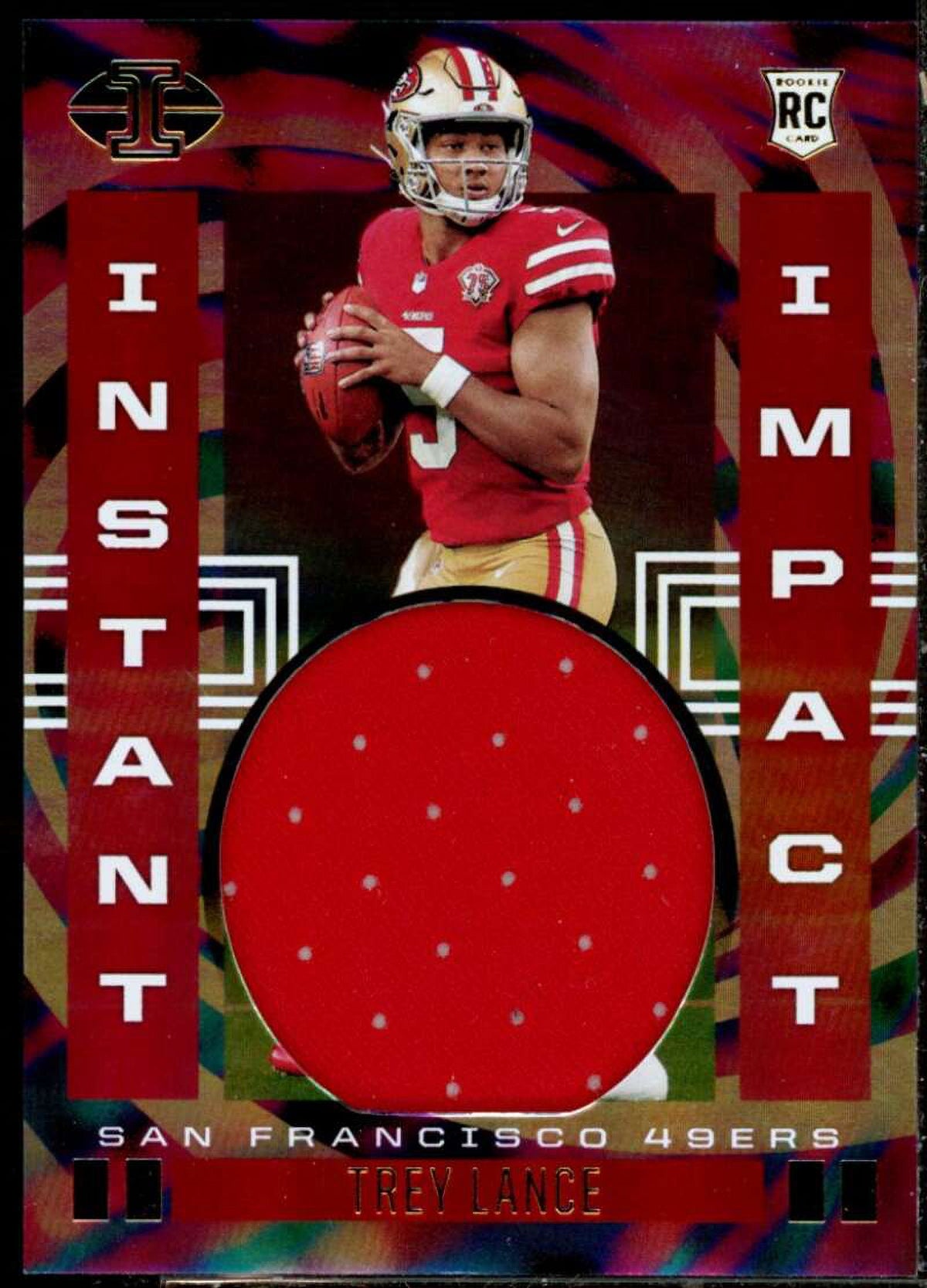 2021 Panini Illusions Instant Impact Jerseys Rookie Card #3 P372