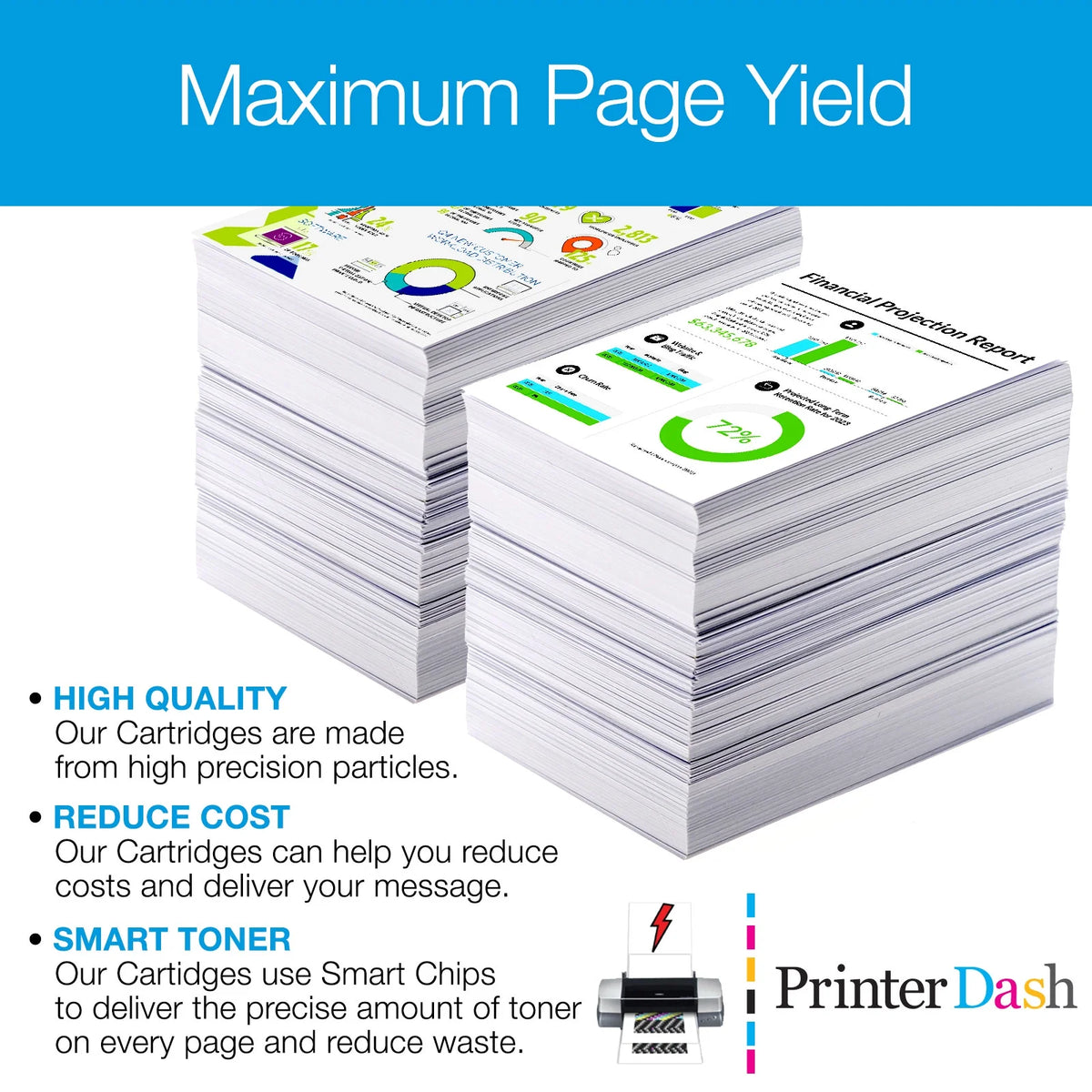 Replacement Red High Yield Postage Meter Inkjet (5/PK) L7300