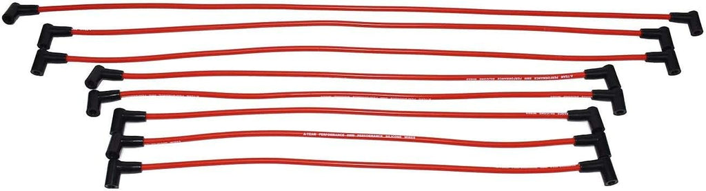 8-Cylinder Male Cap HEI Distributor Tune Up Kit with 8.0mm Spark Plug Wires Red Pack of 2 U552