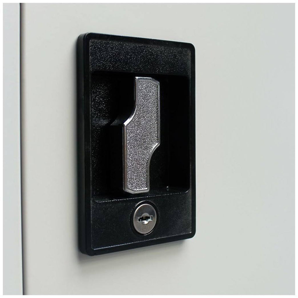 Steel Gray Office Cabinet Q8458