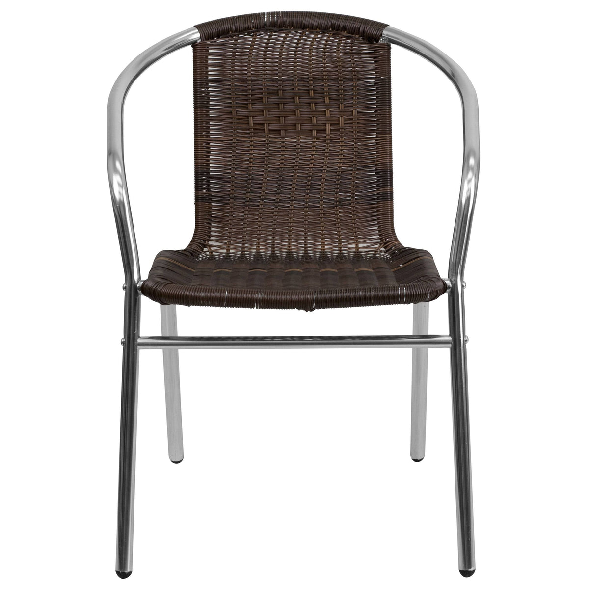 Aluminum and Rattan Stack Chair Z77931