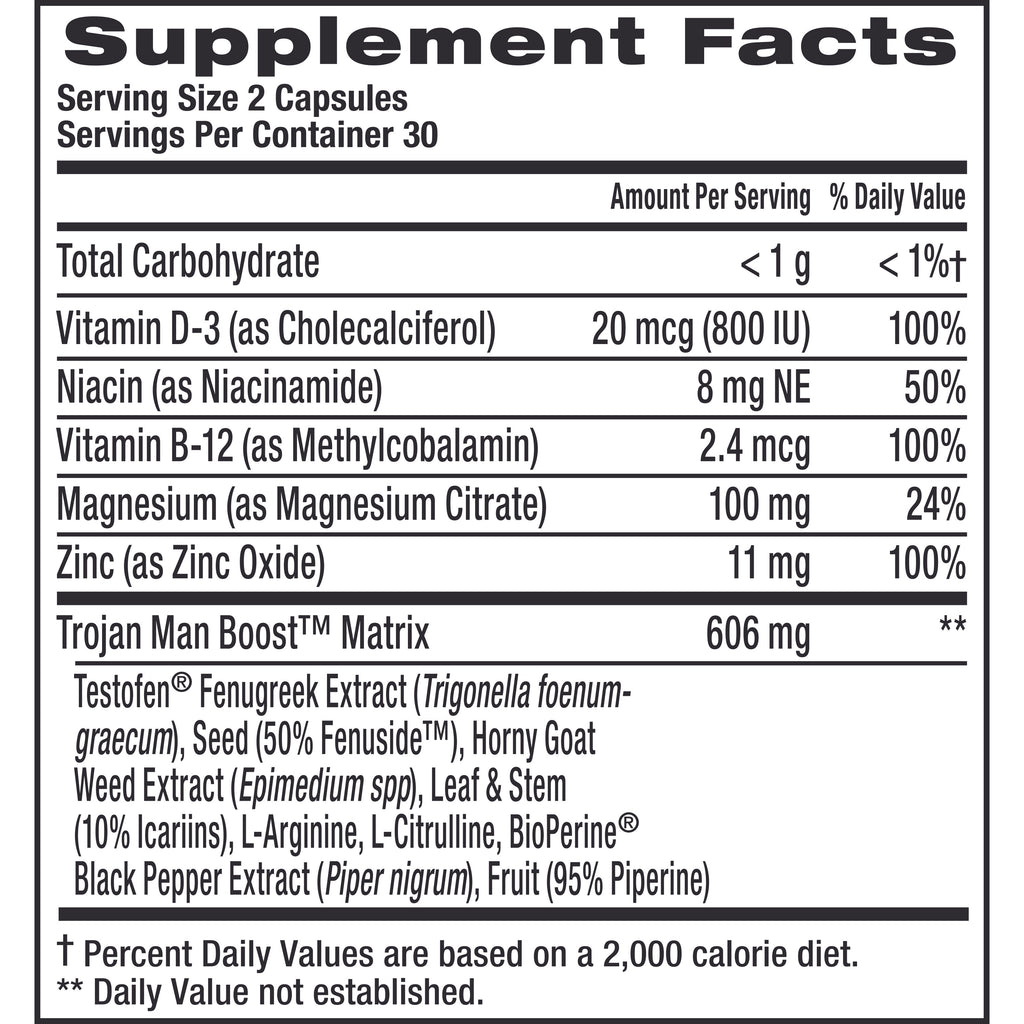 Man Boost Supplement - 60 Count S535