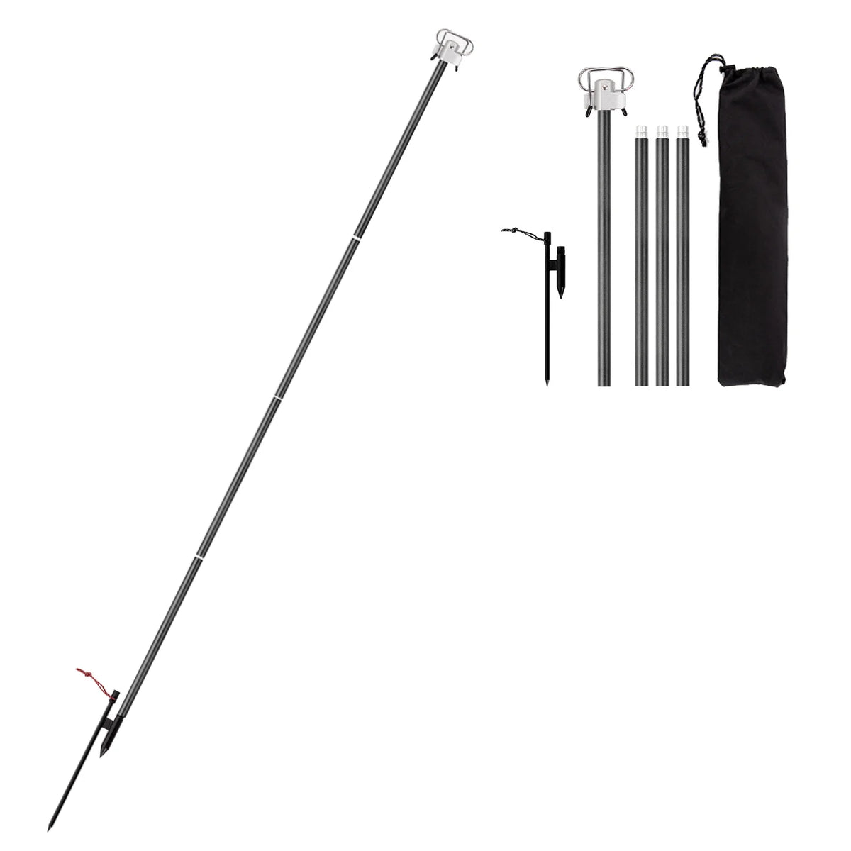 Portable Camping Folding Lamp Pole T86061