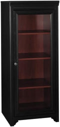 Antique Black and Hansen Cherry Media Cabinet with Door K89404
