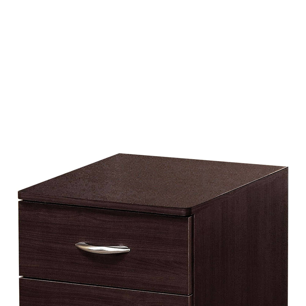 Espresso Brown 3-Drawer File Cabinet H101806