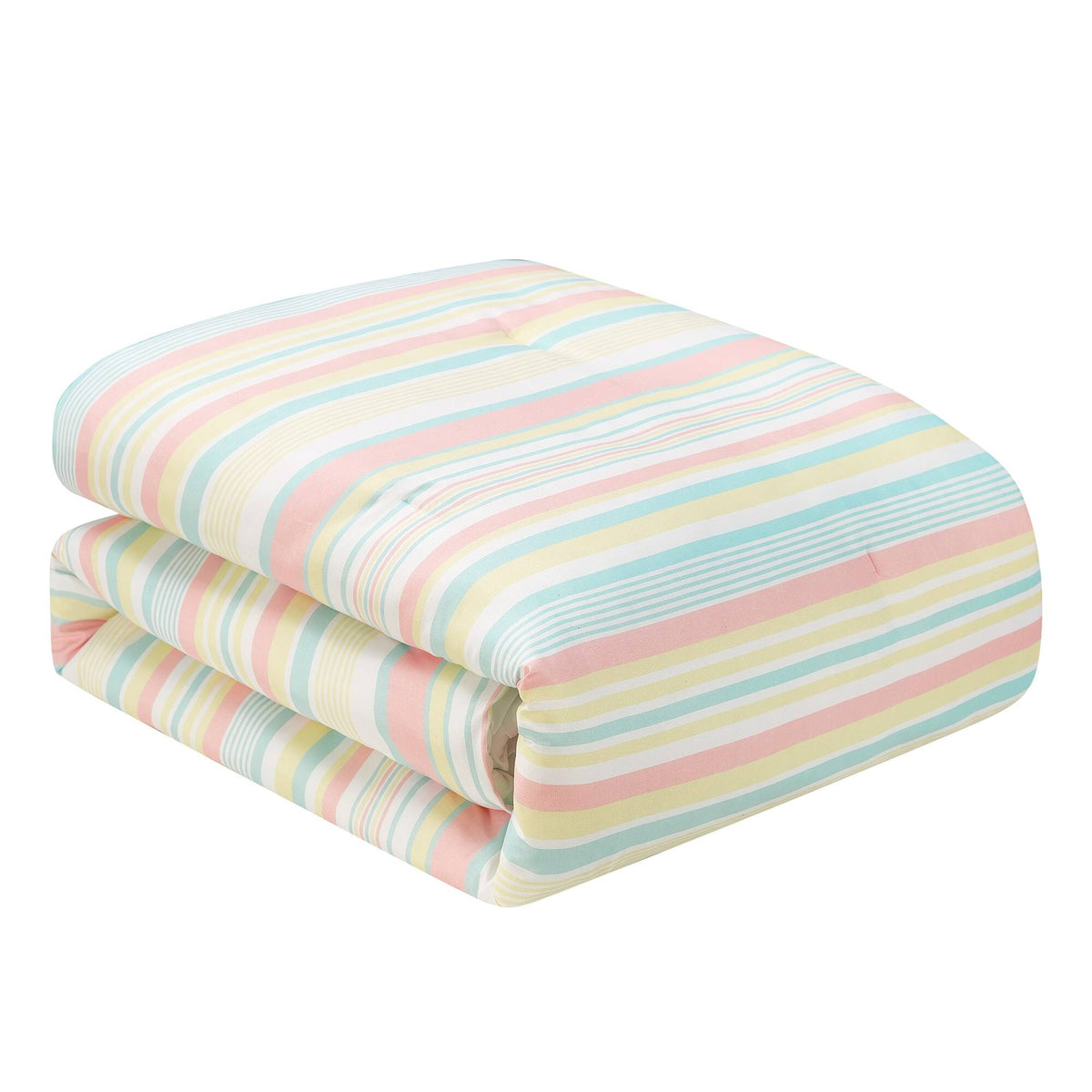 King 10-Piece Rainbow Stripe Bedding Set B410859