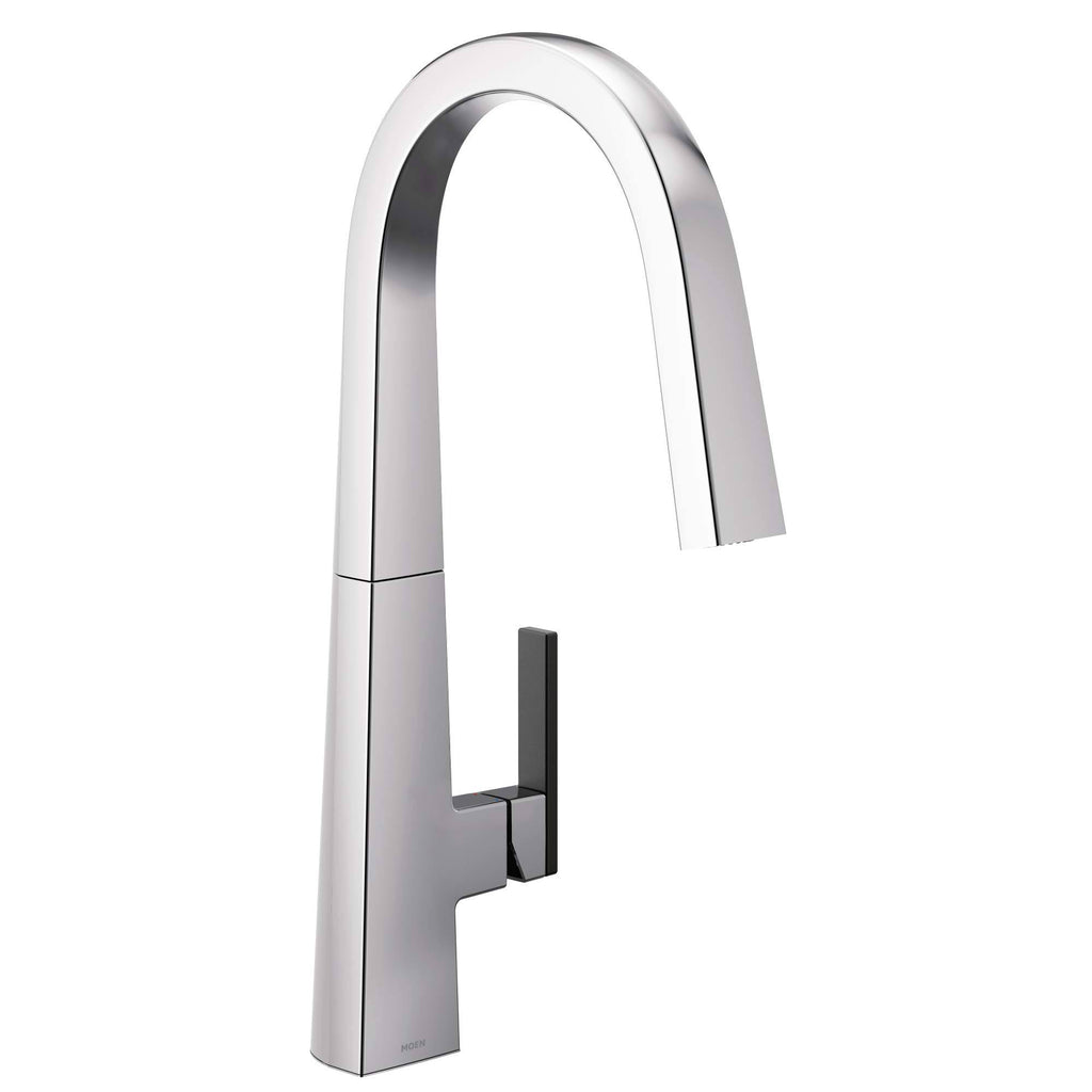 Chrome Pull Down Single Handle Kitchen Faucet Z45048
