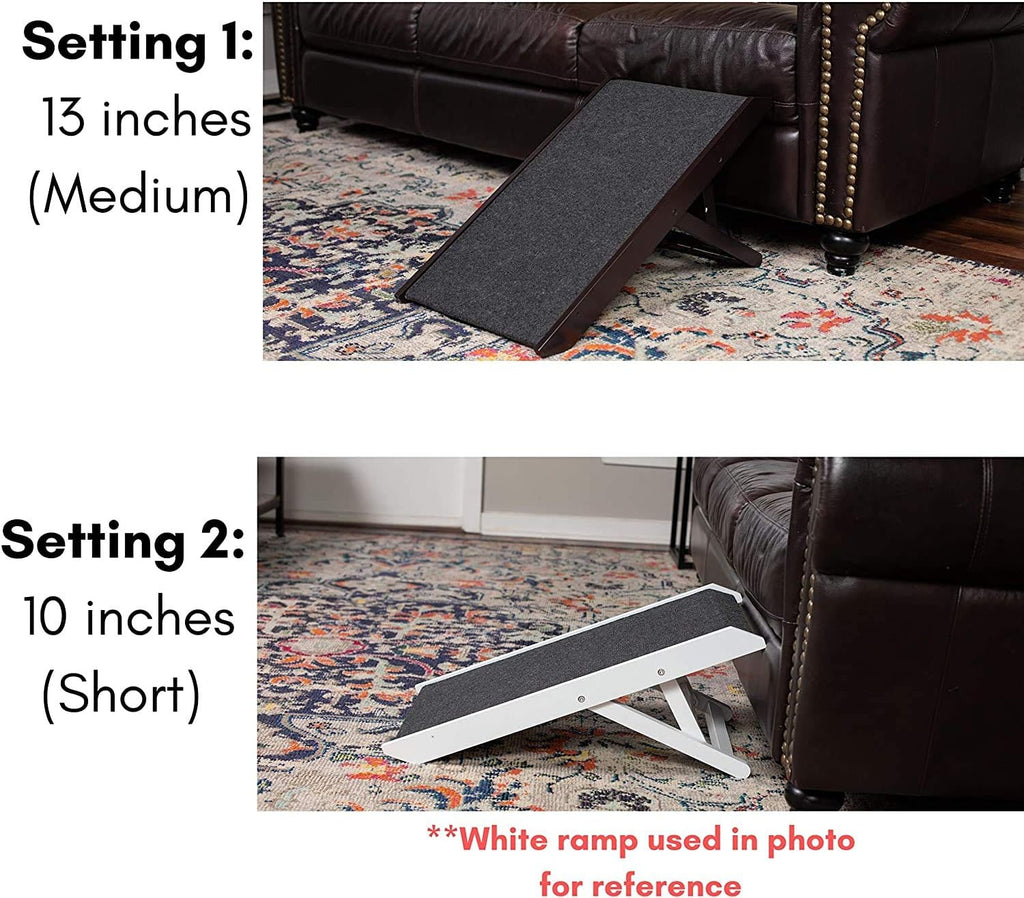 Espresso Wooden Folding Dog Ramp Pack of 2 C158