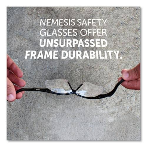 Black Frame Clear Lens Reader Safety Glasses, +3.0 Diopter, 12/Carton U6148