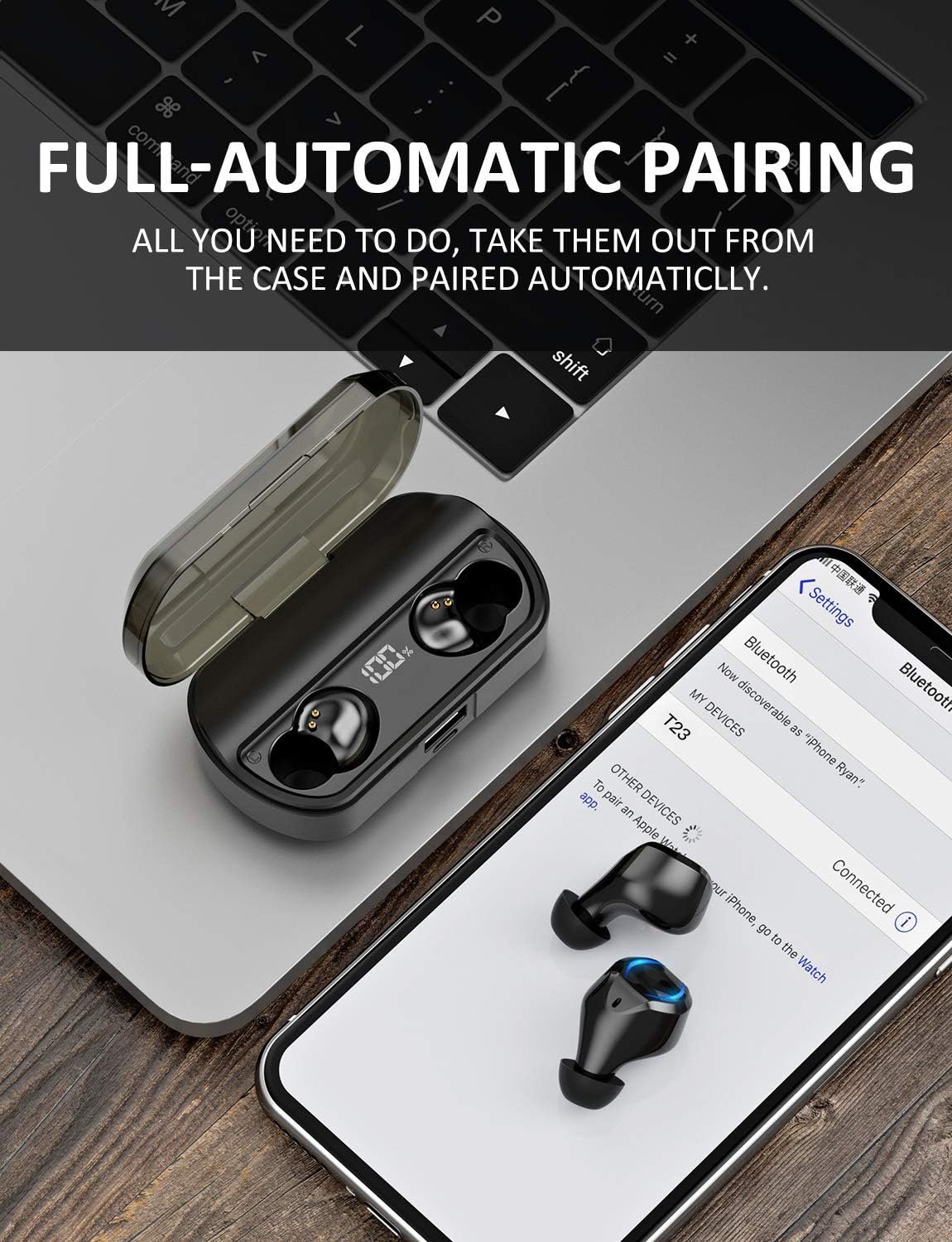True Wireless Earbuds with Charging Case R404670