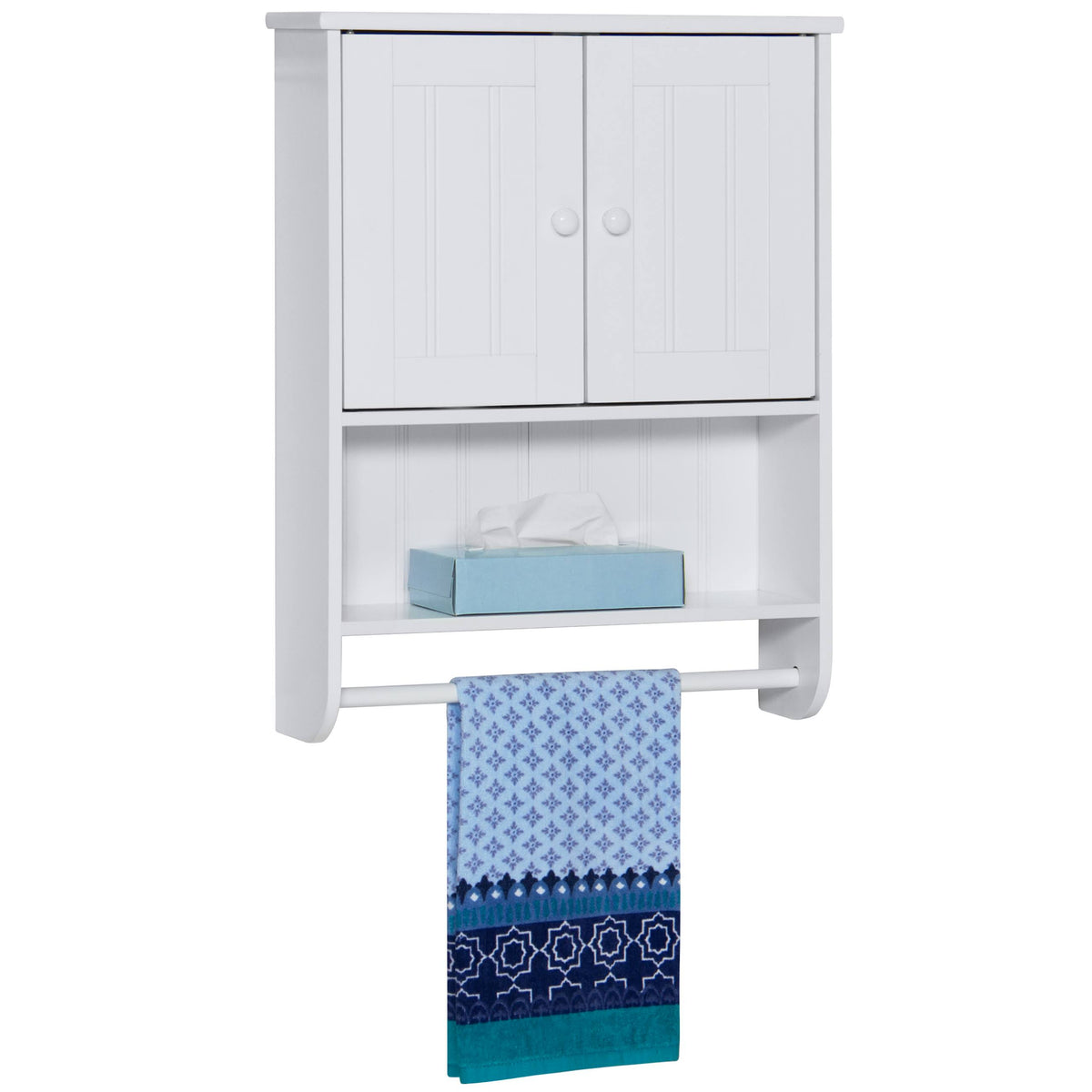 White Bathroom Wall Storage Cabinet P2141