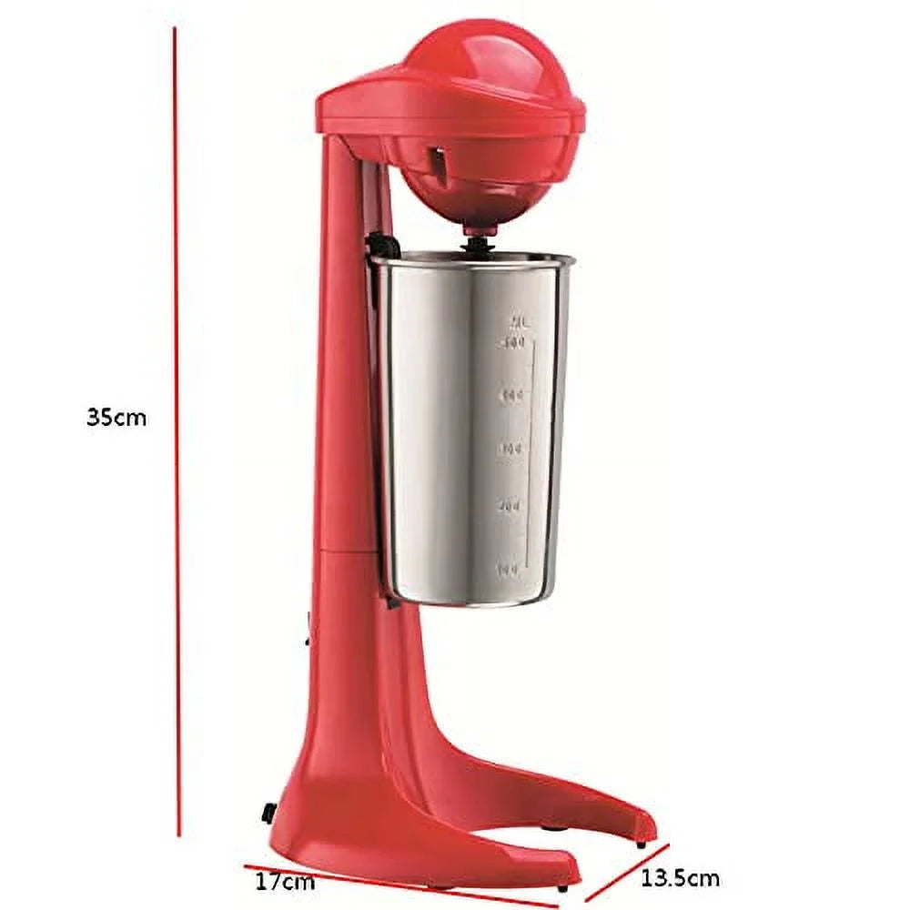 Red Hand-Held Electric Milk Shaking Machine F78657