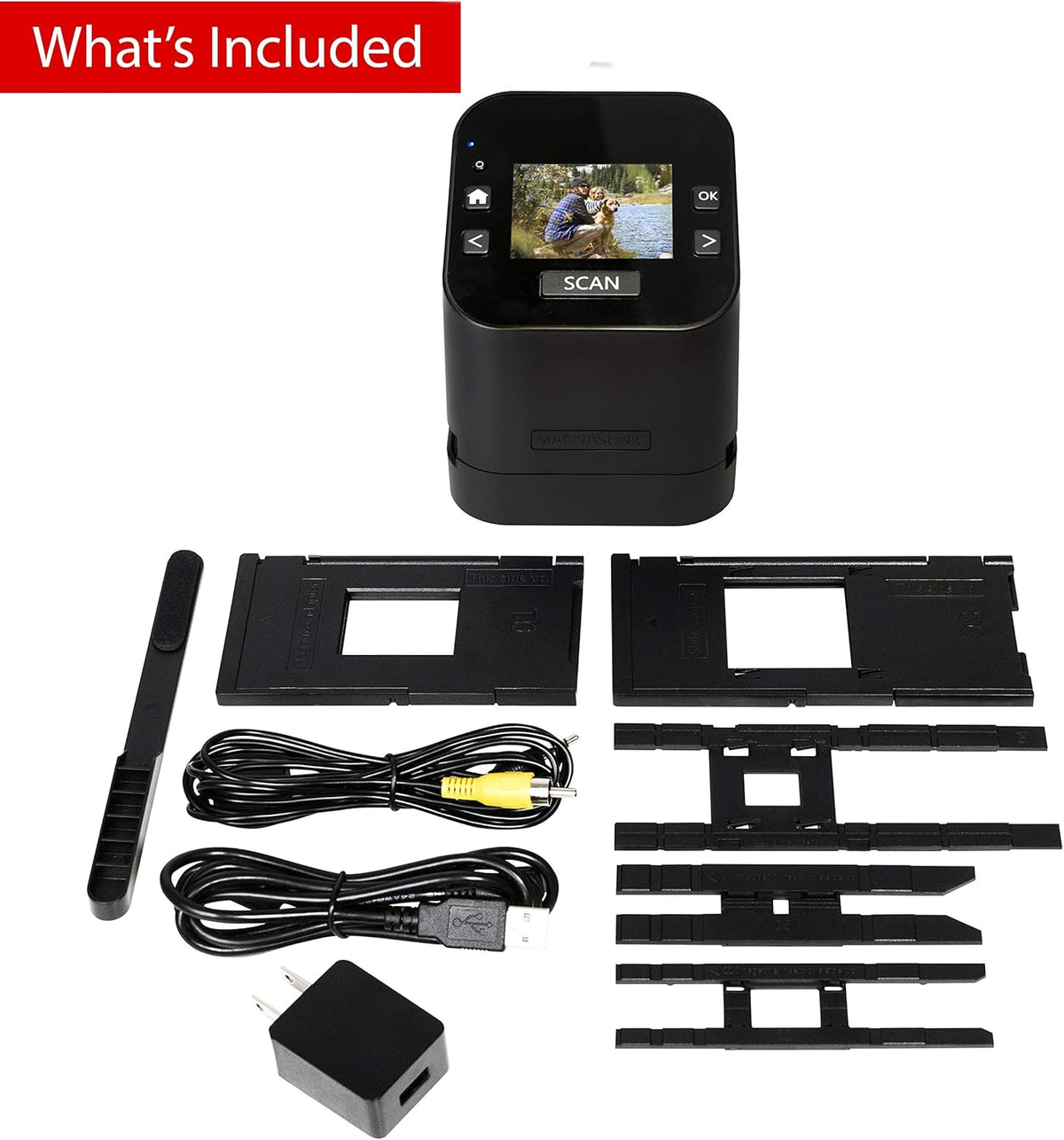 22MP Film & Slide Scanner with 2.4 LCD Screen T73356