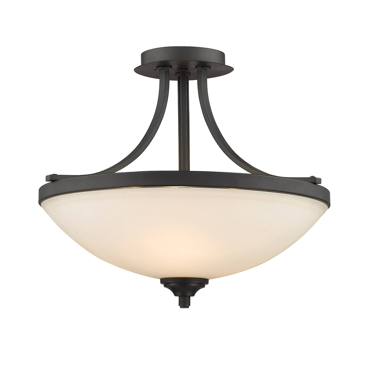 Bronze Semi Flush Mount W3531