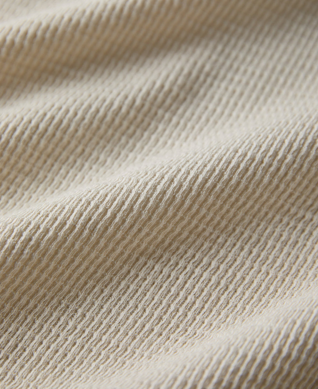 Honeycomb Waffle Knit Henley T-shirt