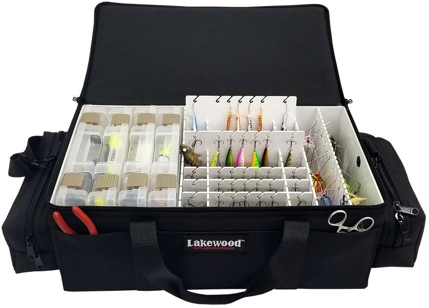 Black Soft-Sided Fishing Lure Case D549020