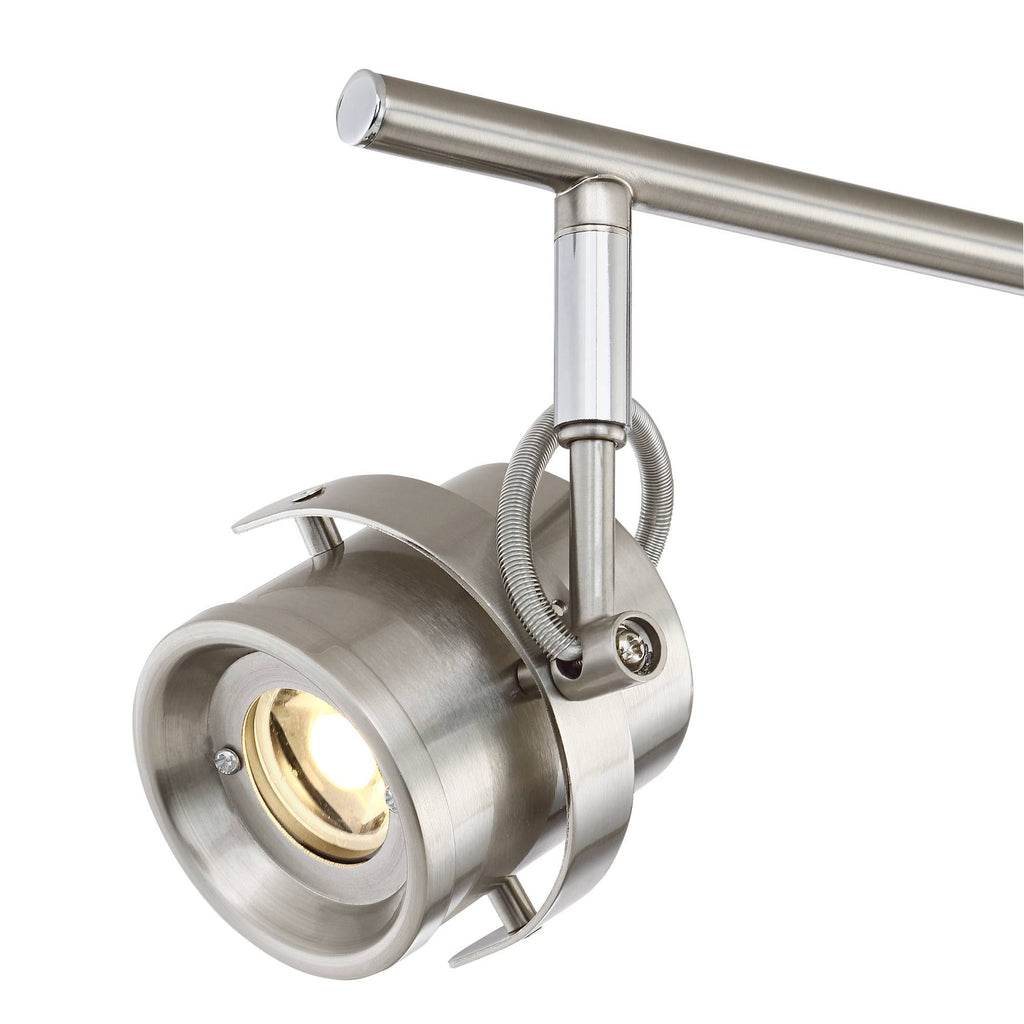 6-Light Satin Nickel LED Track Light R381