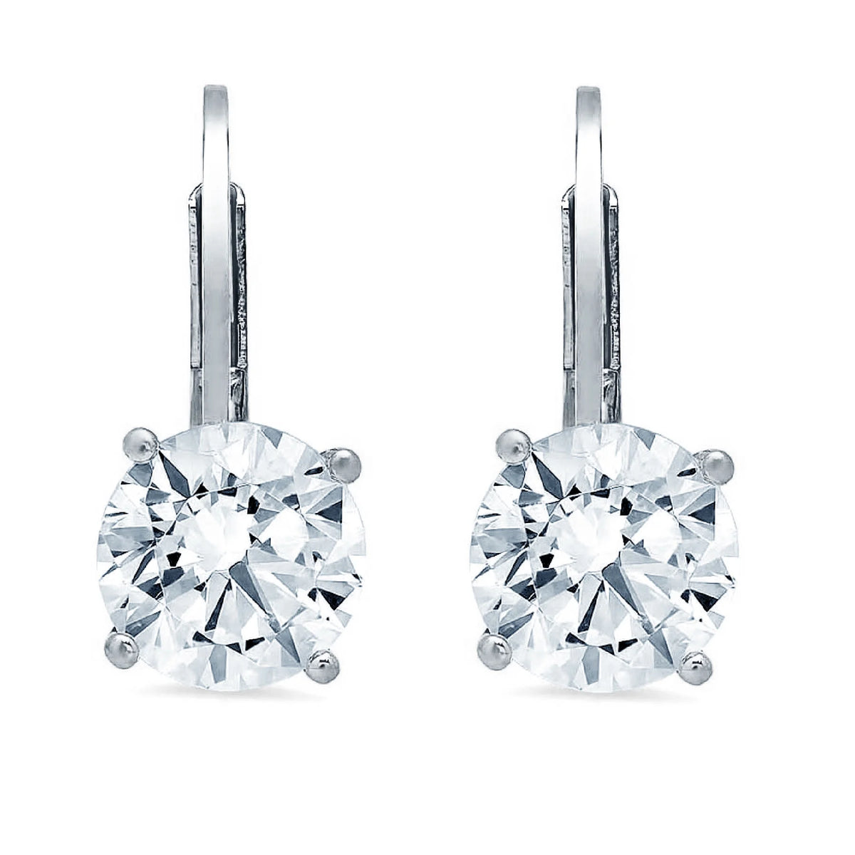 18K White Gold Earrings R918369
