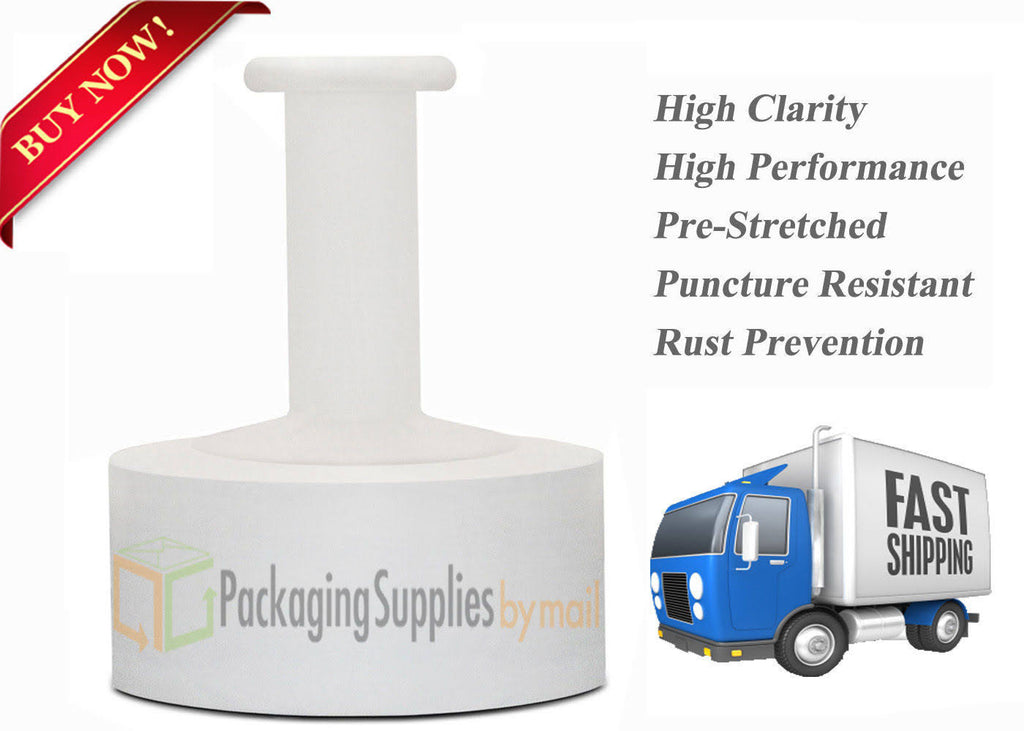 Clear 4x22 x 1000& 90 Gauge Stretch Film 12 Rolls W150