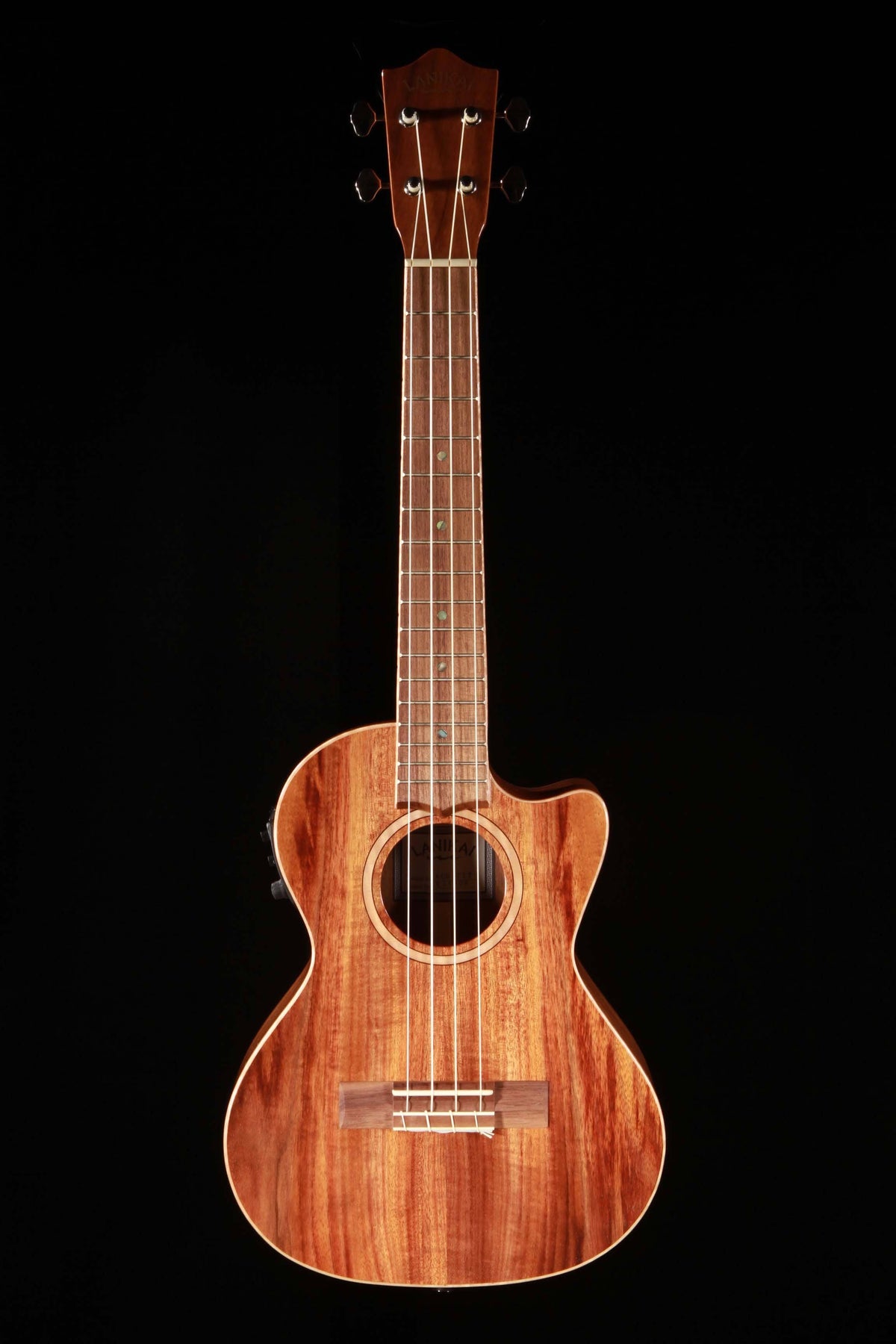 Solid Acacia Tenor Ukulele with Electronics K1068