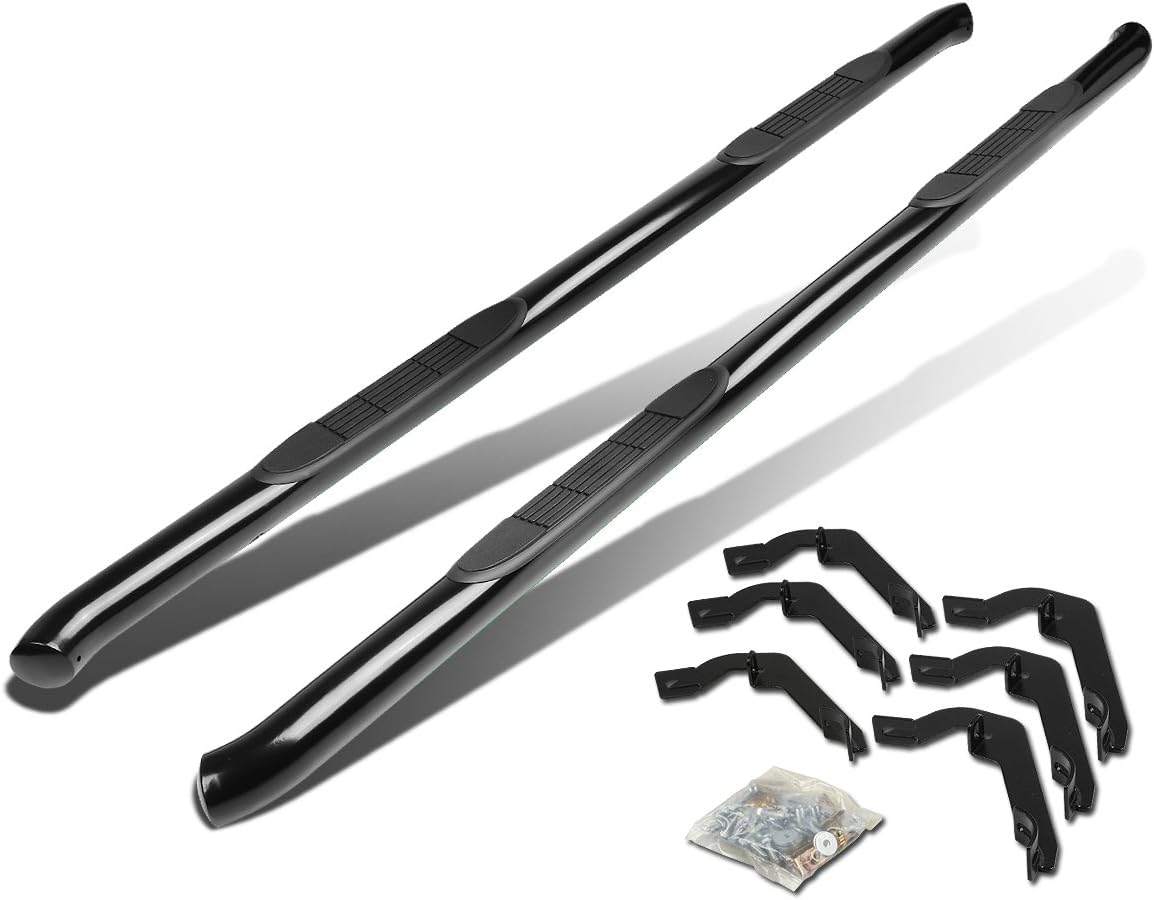 Stainless Steel Black Powdercoated Side Step Nerf Bar Running Boards F34361