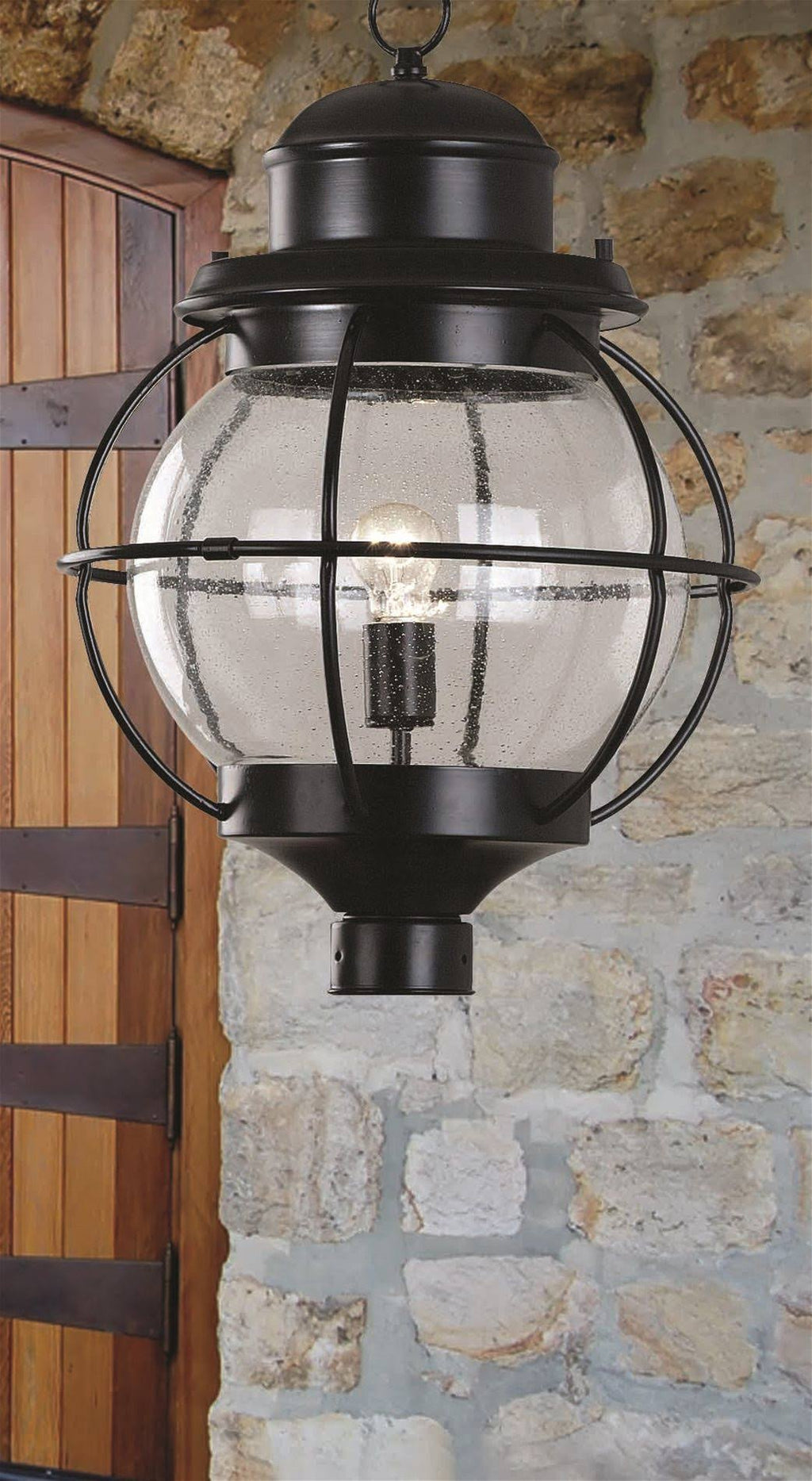 Black Post Lantern G81590